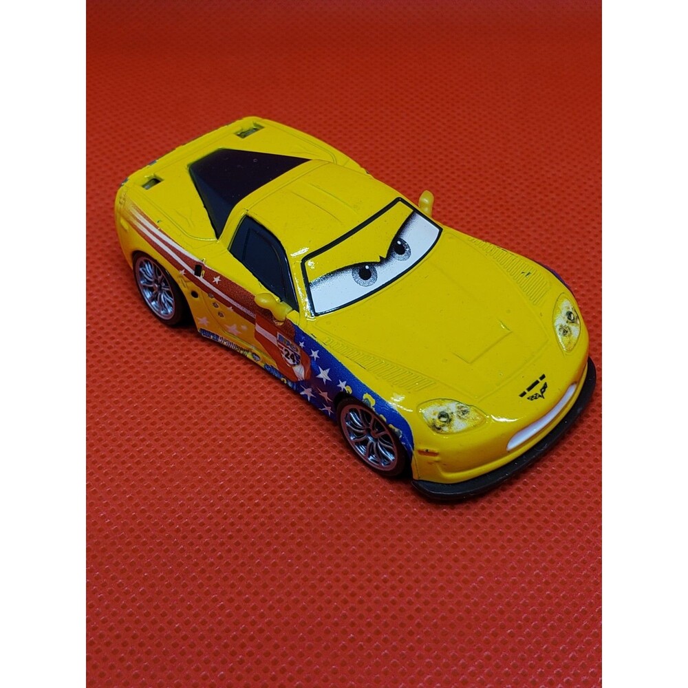 CARS Jeff Gorvette Disney Pixar Mattel 1/64 Corvette Diecast Loose V2814 VG.....